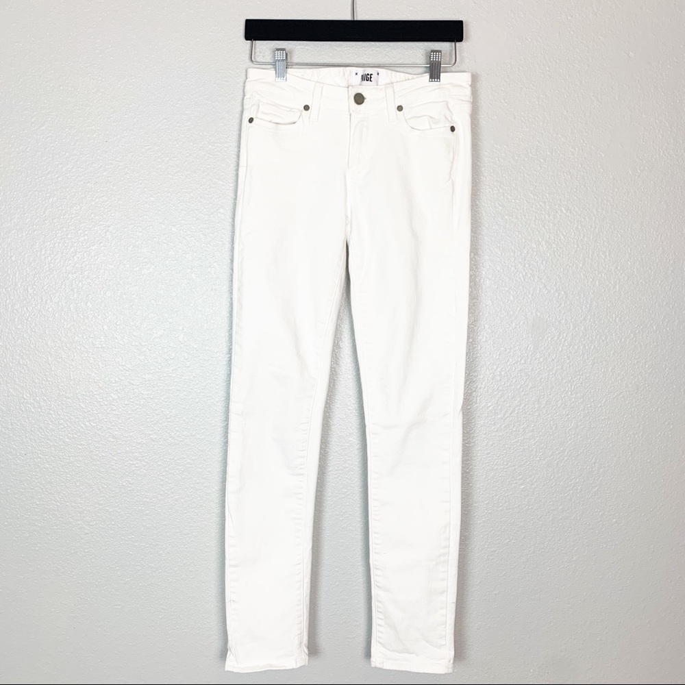 PAIGE Jeans | White Skyline Skinny Slim Jeans